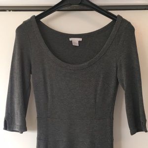 Simple grey dress